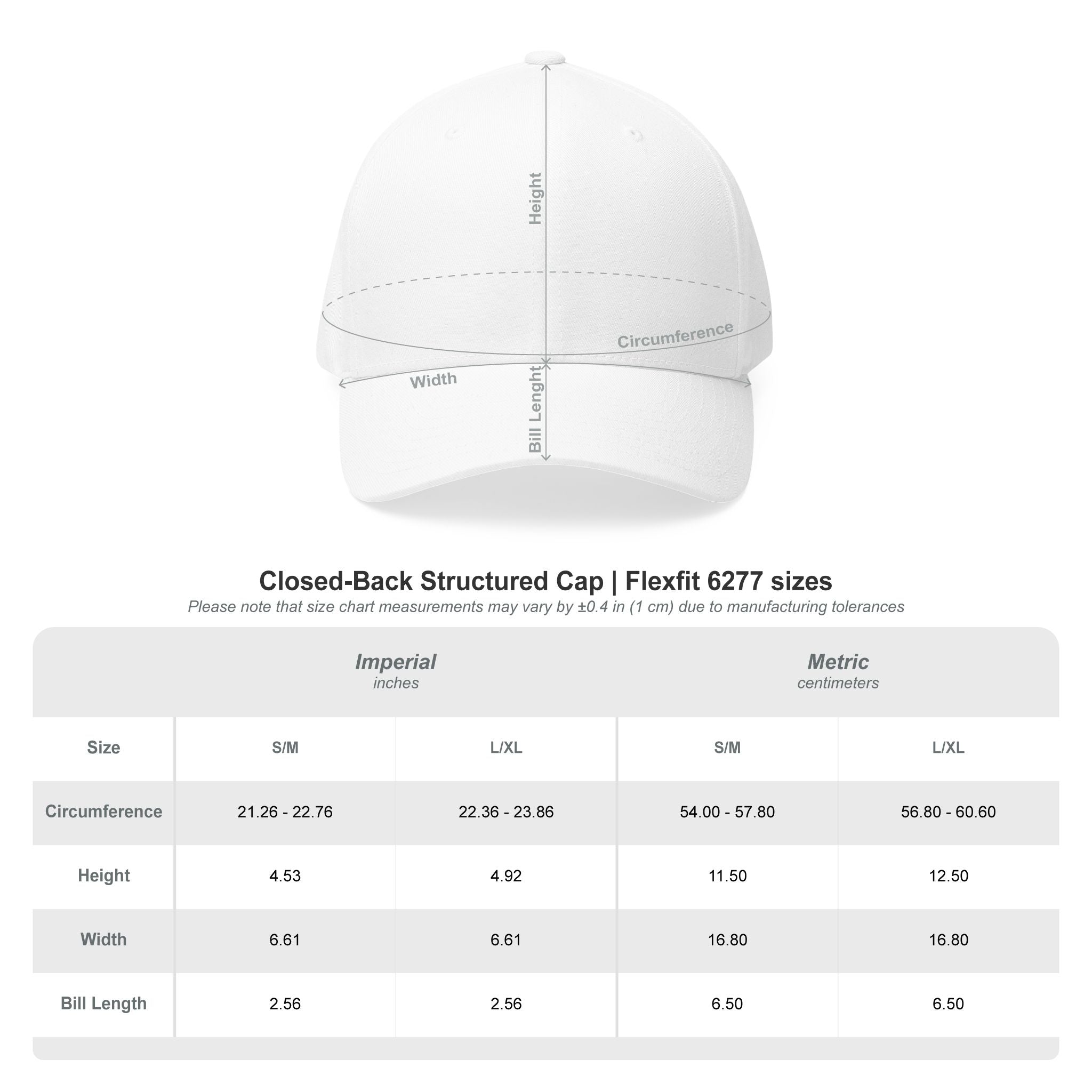 BFD Embroidered Closed-Back Baseball Cap