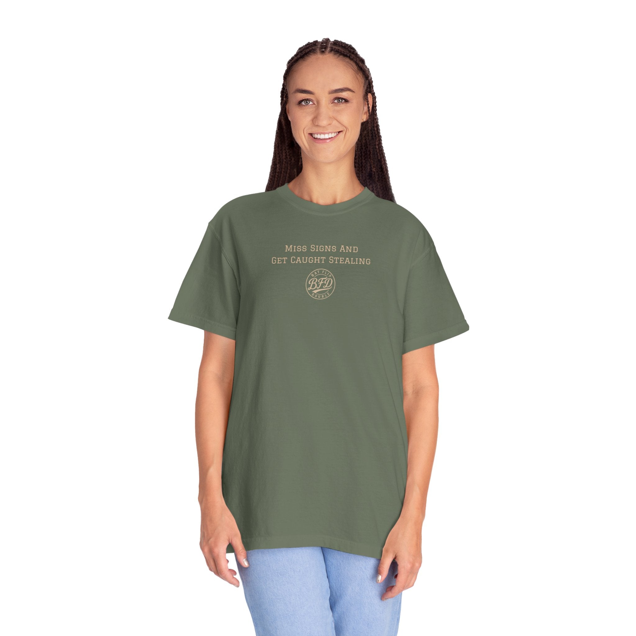 Miss Signs and Get Caught Stealing